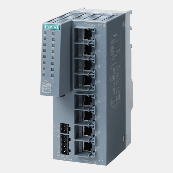 Siemens 6GK5108-0BA00-2AC2 SCALANCE XC108 Unmanaged IE switch