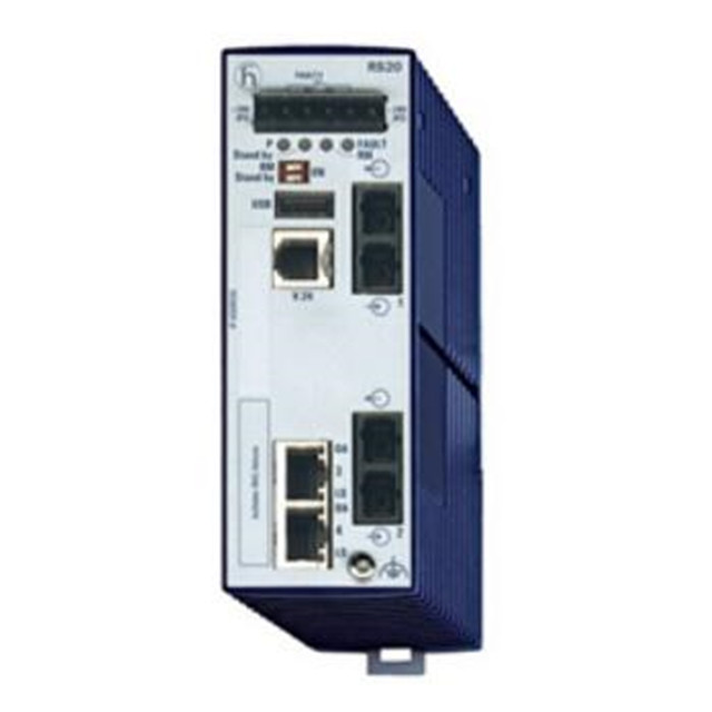 Hirschmann RS20-0400M2M2SDAPHH08.0. 943 434-002 Compact OpenRail Fast Ethernet Switch 4-25 ports