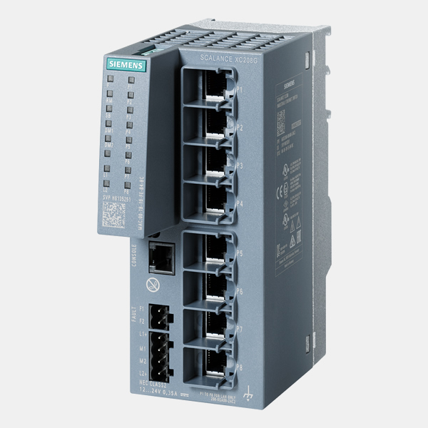 Siemens 6GK5208-0GA00-2AC2 SCALANCE XC-200 unmanaged IE Switch