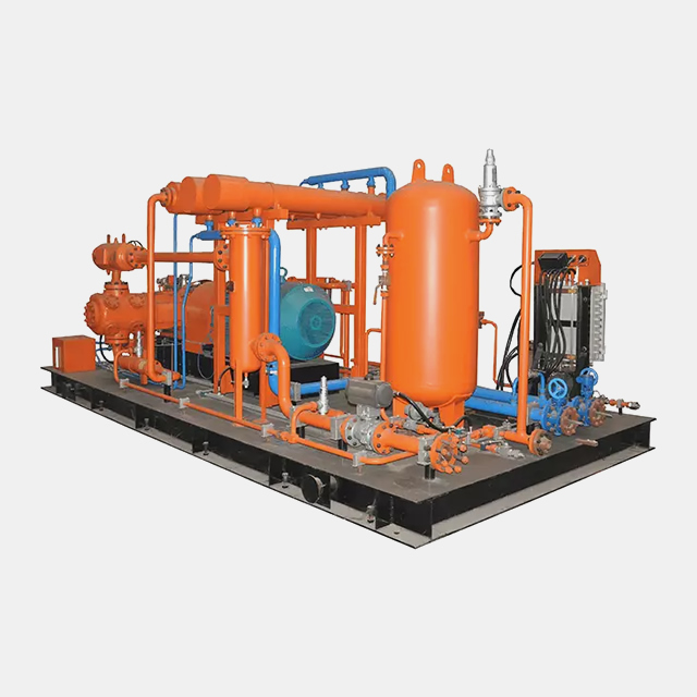 Mechanical reciprocating booster compressor